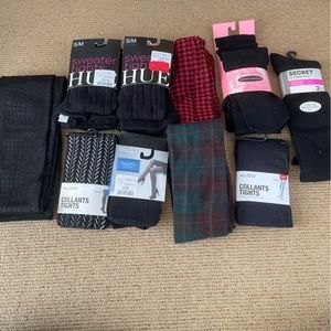 Set of 10 pairs tights